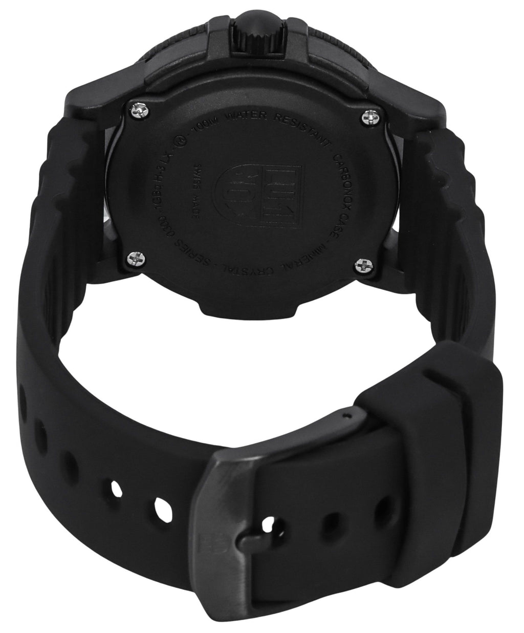 Luminox Leatherback SEA Turtle Silicone Strap Black Dial Swiss Quartz XS.0301.BO.L 100M Men's Watch