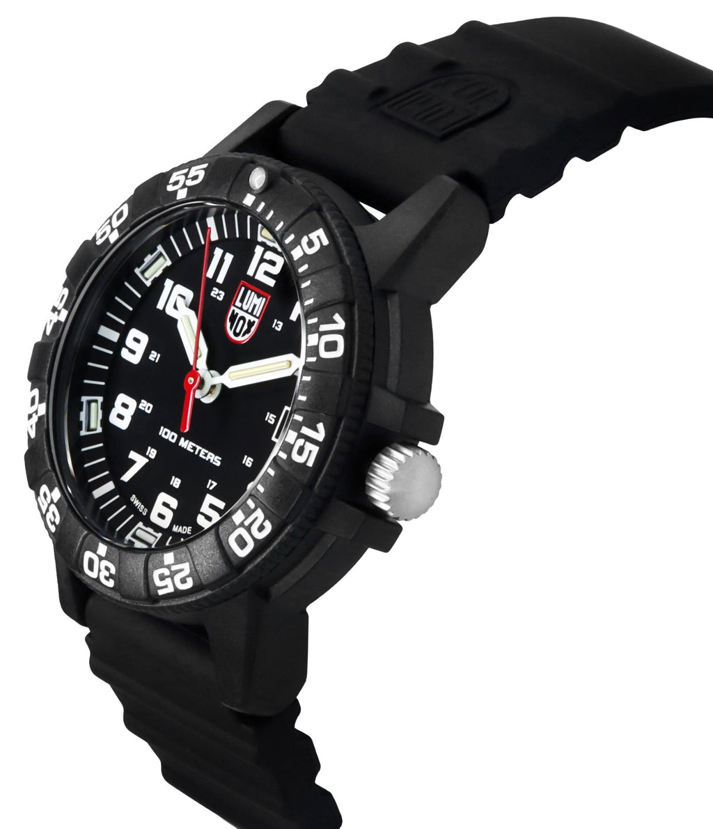 Luminox Leatherback Sea Turtle Silicone Strap Black Dial Quartz XS.0301.L 100M Men's Watch