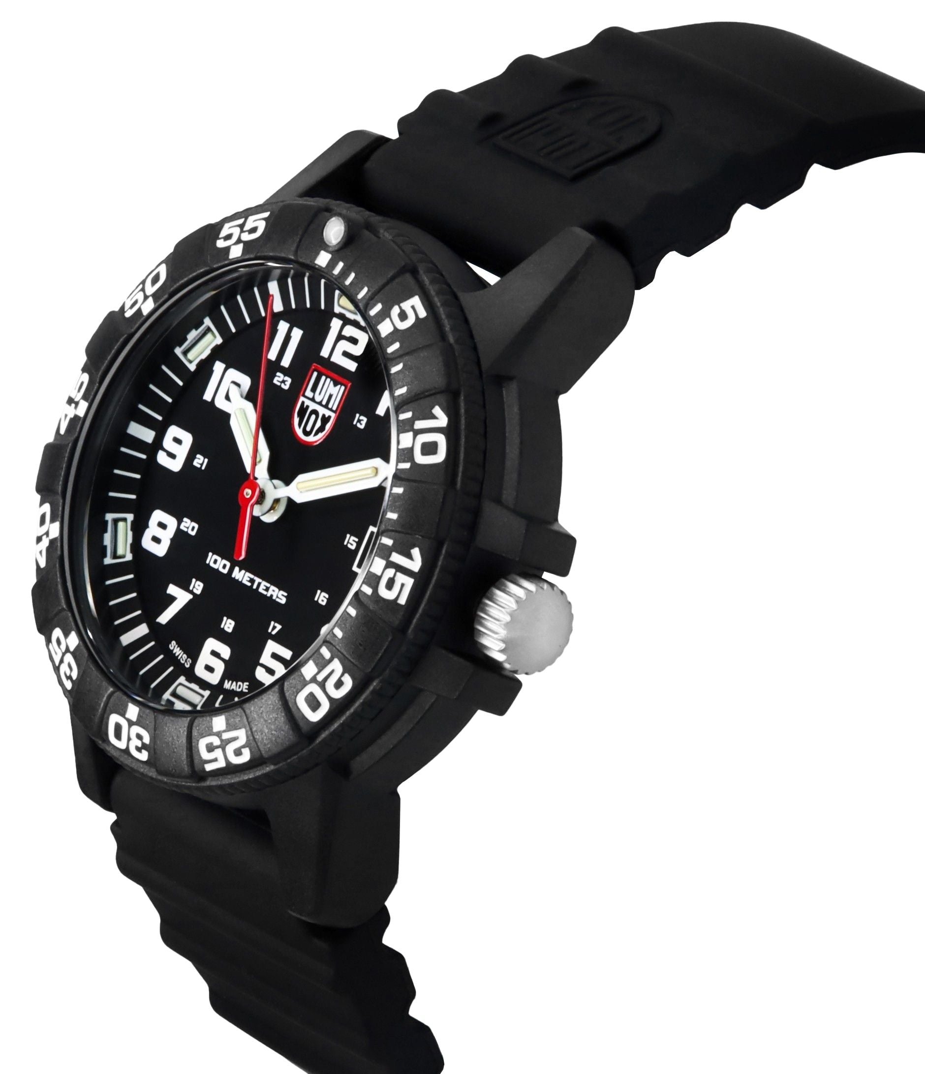 Luminox Leatherback Sea Turtle Silicone Strap Black Dial Quartz XS.0301.L 100M Men's Watch