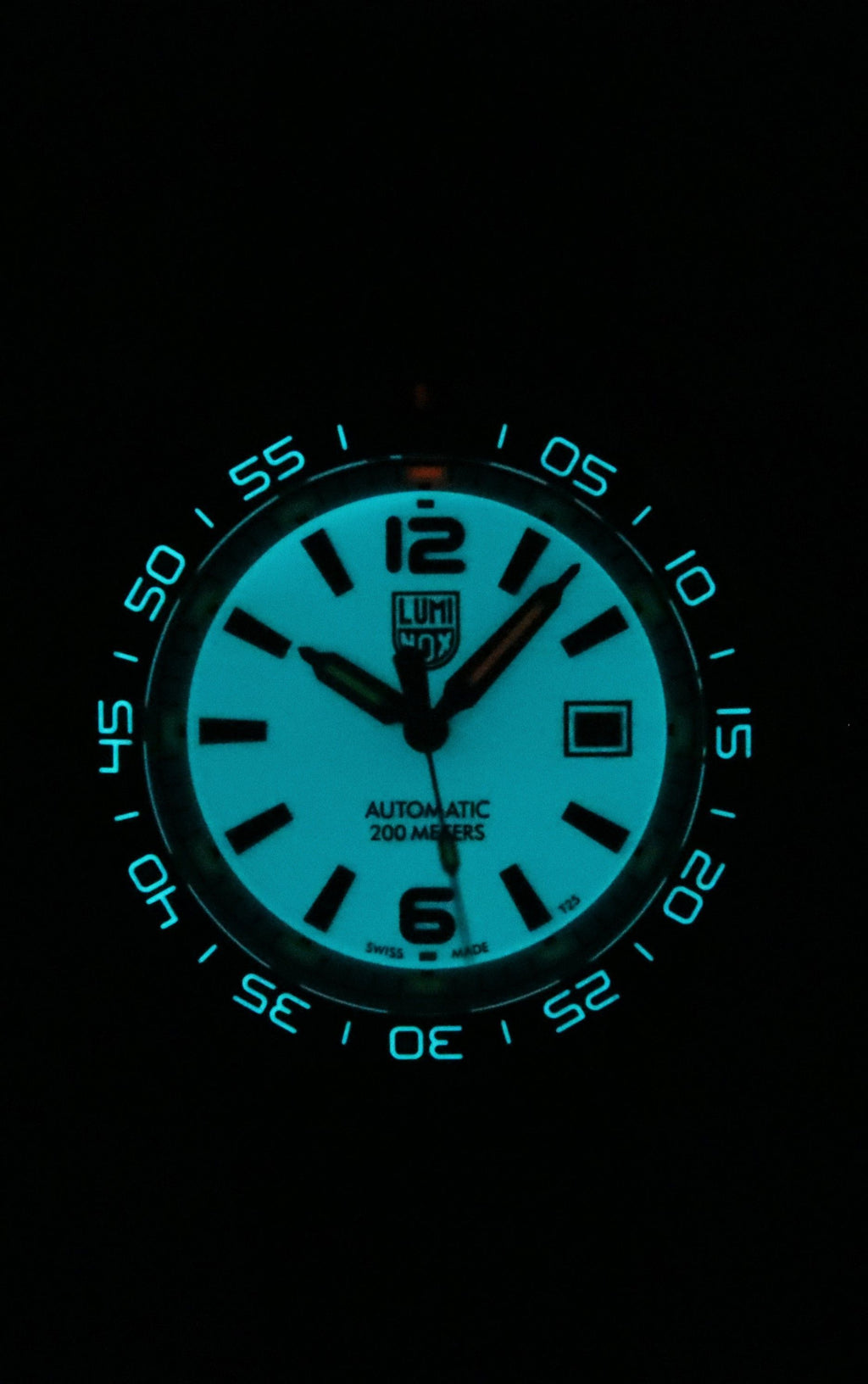 Luminox Pacific Diver Midnight Mariner Rubber Strap White Dial Automatic XS.3101.H 200M Men's Watch