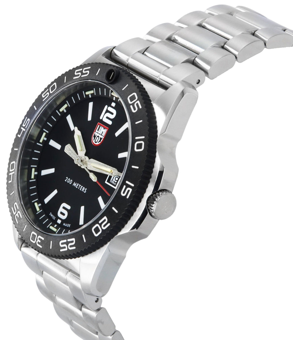 Luminox Pacific Diver Stainless Steel Black Dial Quartz XS.3122 200M Men's Watch