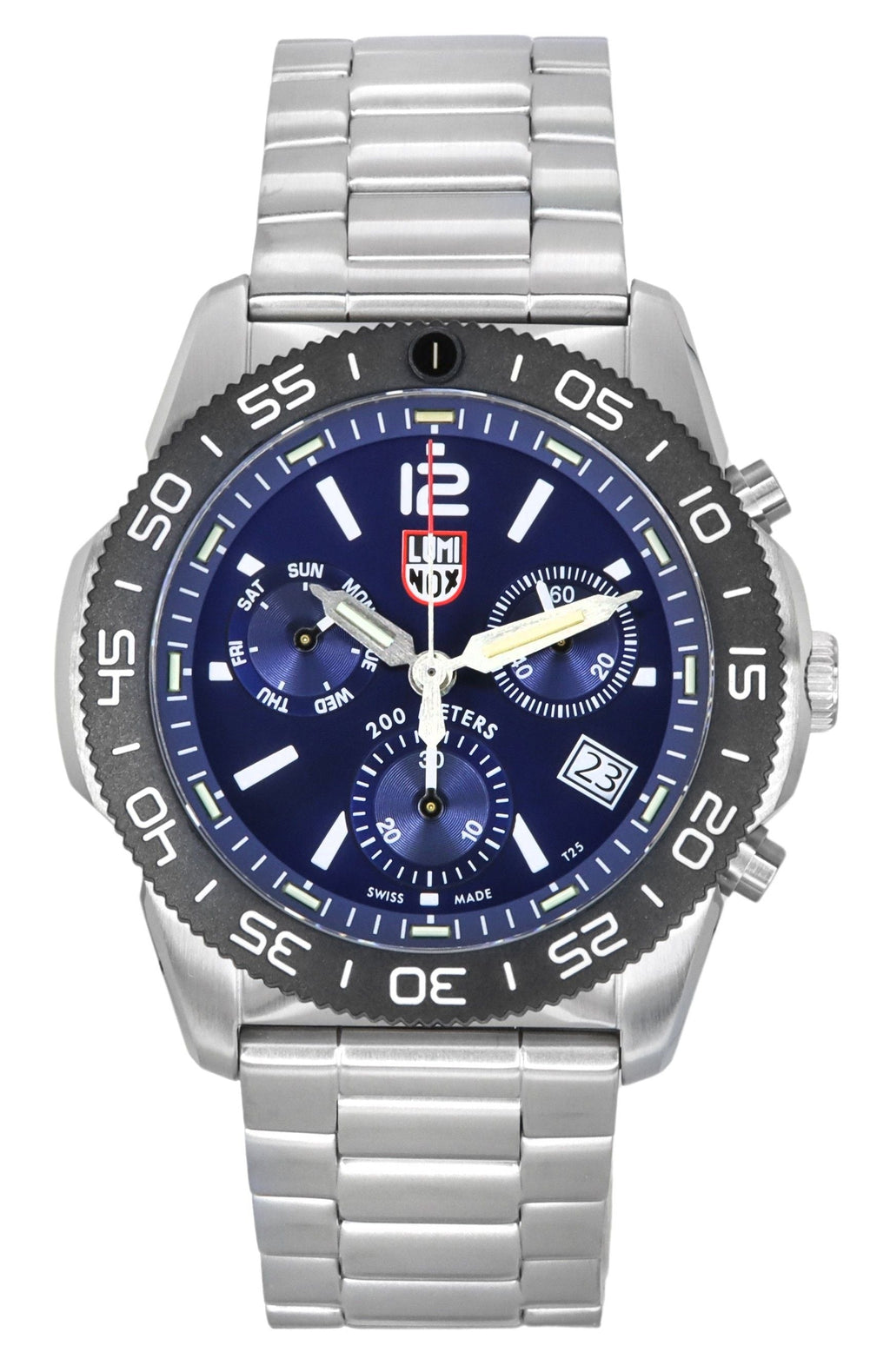 Luminox Pacific Diver Chronograph Stainless Steel Blue Dial Quartz XS.3144 200M Men's Watch