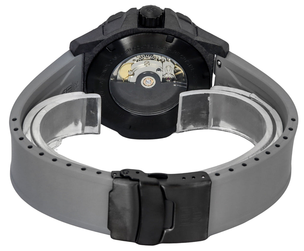 Luminox Master Carbon SEAL Grey Rubber Strap Black Dial Swiss Automatic Diver's XS.3862 200M Men's Watch