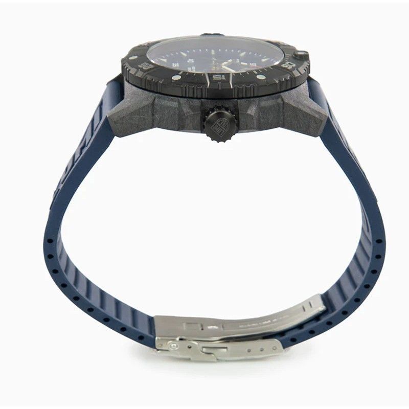 Luminox Master Carbon SEAL Rubber Strap Blue Dial Swiss Automatic Diver's XS.3863 200M Men's Watch
