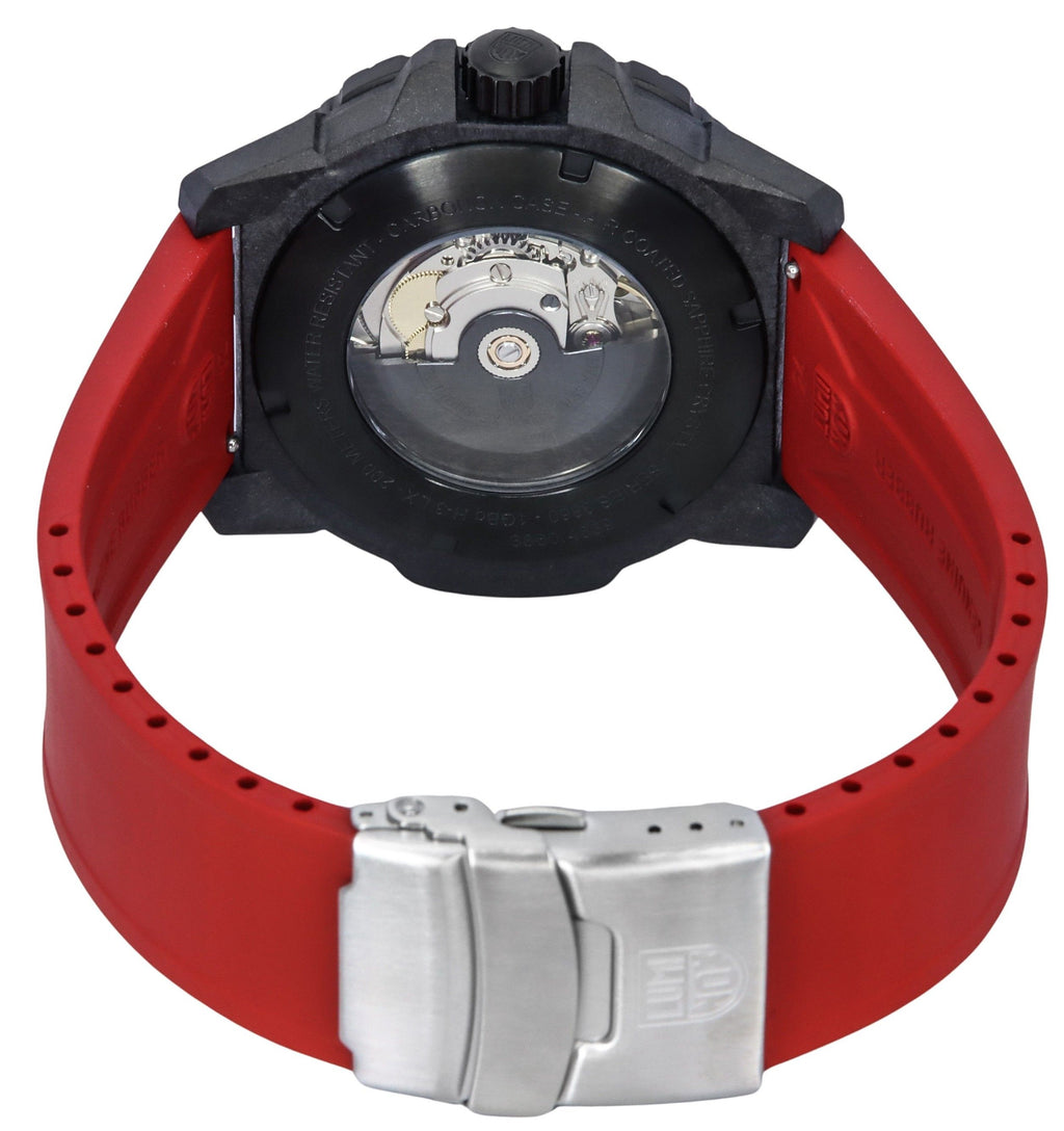 Luminox Master Carbon Seal Rubber Strap Black Dial Swiss Automatic Diver's XS.3875 200M Men's Watch