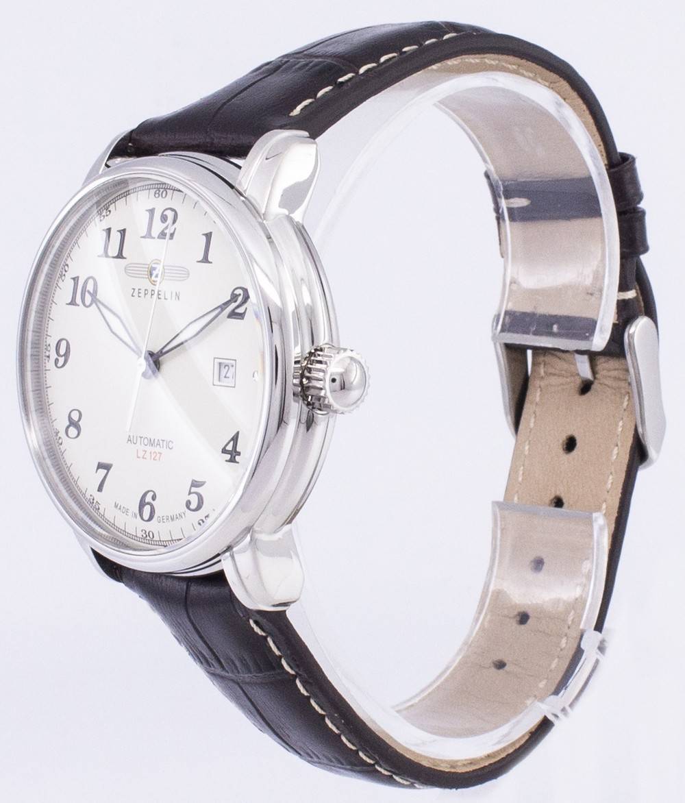 Zeppelin Series LZ127 Graf Automatic Germany Made 7656-5 76565 Men's Watch