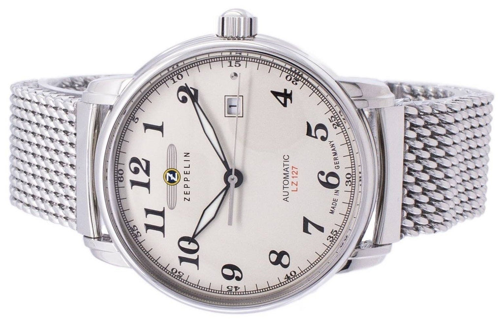 Zeppelin Series LZ127 Graf Automatic Germany Made 7656M-5 7656M5 Men's Watch