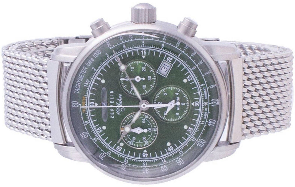 Zeppelin Jahre 100 Years Edition Chronograph Quartz 8680M-4 8680M4 Men's Watch